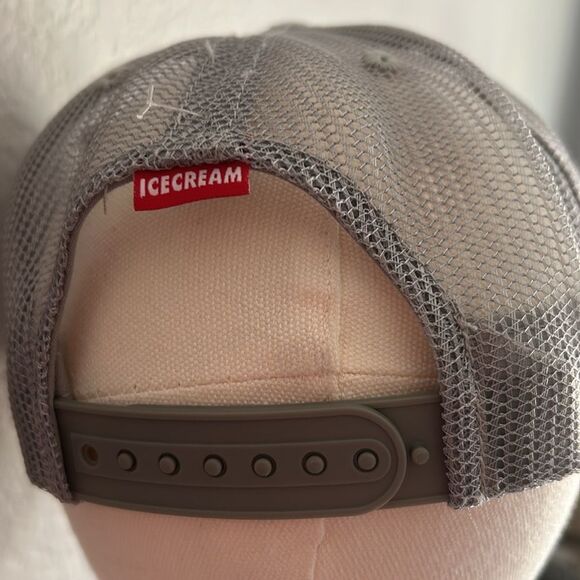 ICECREAM NEWYAK CITY ESSENTIAL HAT retro SnapBack, Grey, NWOT Paper intact - Picture 4 of 11